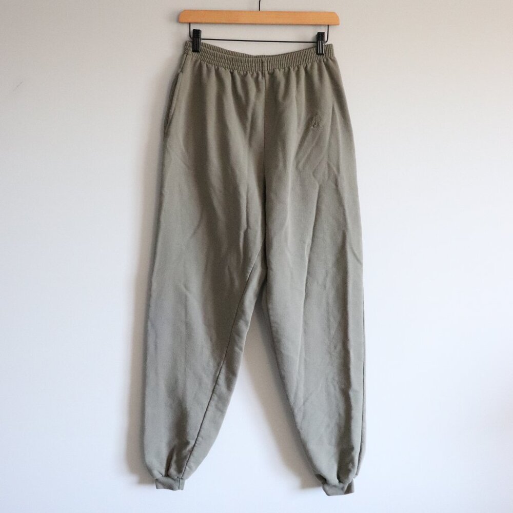 Northern Reflections‎ Women's Green Sz Lrg Relaxed Elastic Fleece Sweatpants